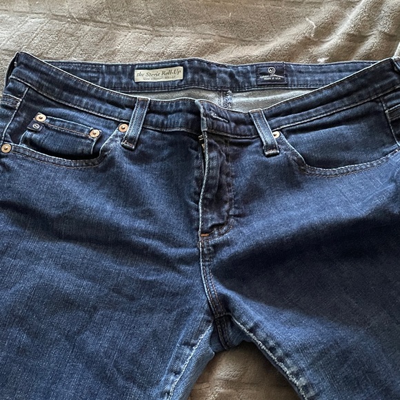 Ag Adriano Goldschmied Denim - AG Adriano Goldschmied Dark Blue Straight Leg Jeans